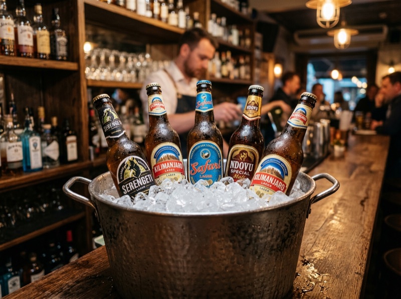 Safari Lager Ice Bucket (5 Bottles)