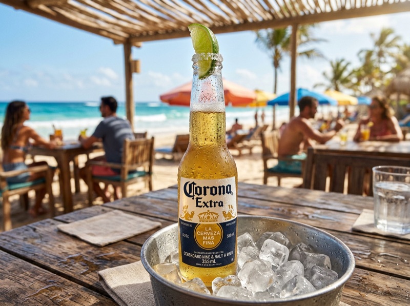 Corona Extra with Fresh Lime